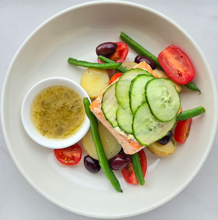Poached Salmon | Nicoise Salad