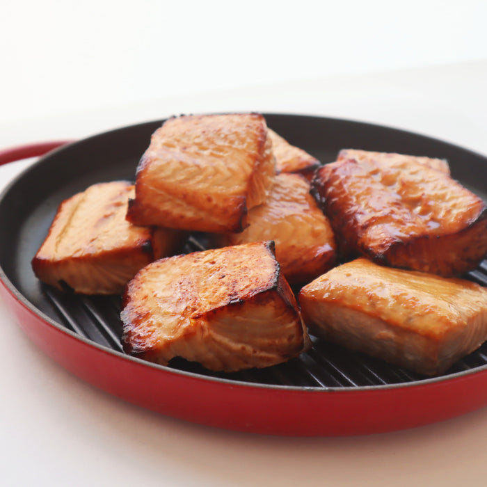 Whiskey Molasses Salmon